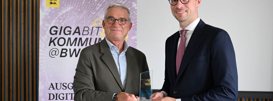 Eschelbronn als „Gigabitkommune@BW“ ausgezeichnet