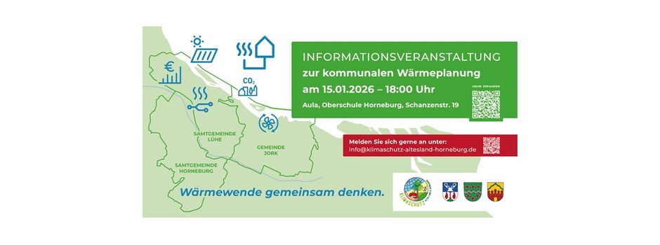 Wärmewende gemeinsam denken: Klimaschutzregion Altes Land und Horneburg startet Wärmeplanung