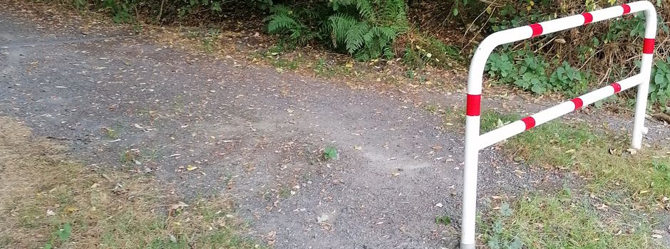 Einsame Schranke ...