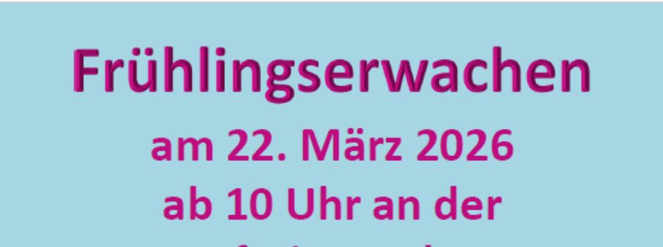 Frühlingserwachen an der Hofreite 