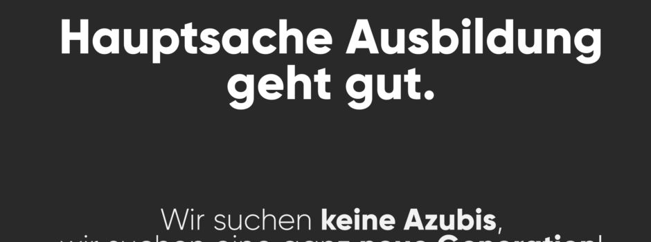 🤩AUSBILDUNG 2024🤩 – JETZT EINFACH DIGITAL BEWERBEN