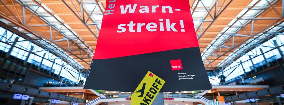 Verdi ruft auch am Freitag zu Warnstreiks an Flughäfen auf
