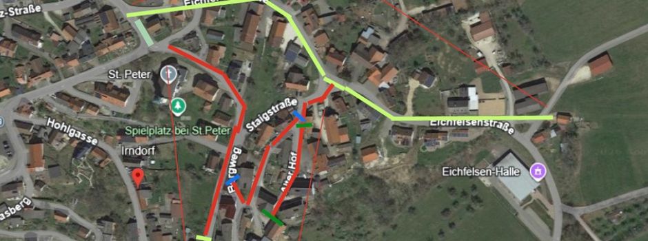 Verkehrseinschränkungen in der Ortsmitte 