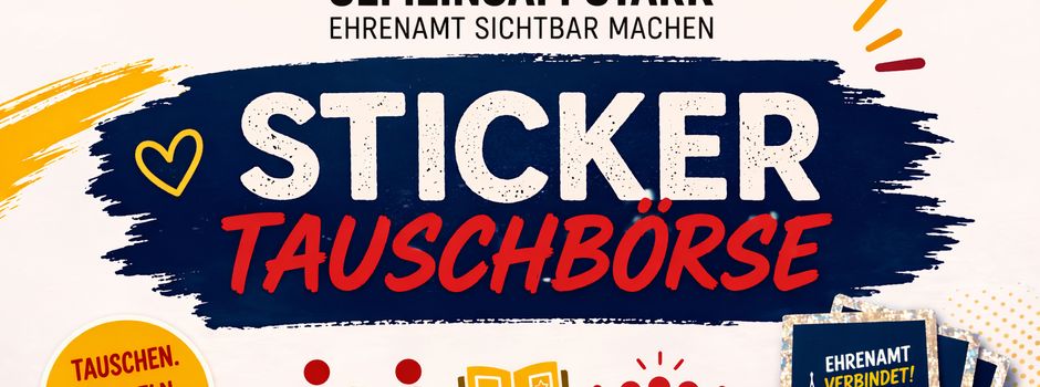 1. Sticker-Tauschbörse in Siek