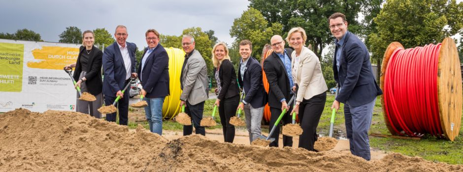 Meilenstein beim Glasfaserausbau: Baustart im Tecklenburger Land