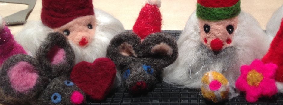 Tischbänder und „Weihnachtswerkstatt“