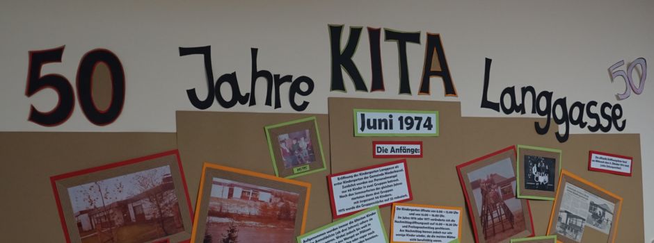 50 Jahre Kita Langgasse: Ein Fest voller Erinnerungen und Freude