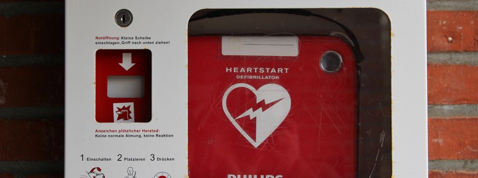 Defibrillator am Feuerwehrgerätehaus vorübergehend nicht verfügbar