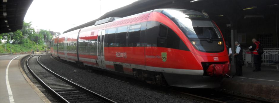 Erdrutsch auf Zugstrecke bei Bad Kreuznach