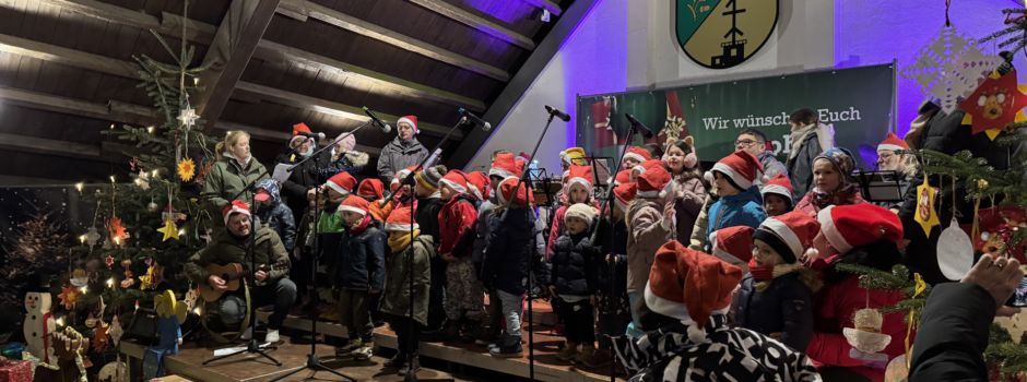 Leuchtende Augen beim Adventssingen 🤩