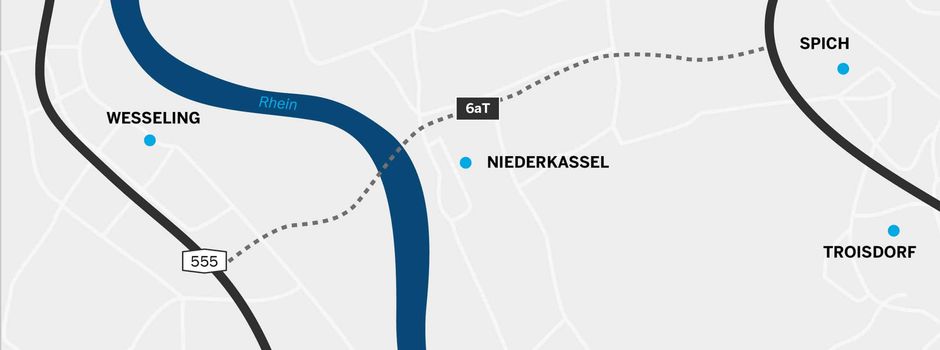 Rheinspange: geführte Radtour entlang der geplanten rechtsrheinischen Trasse am 14.10.2023