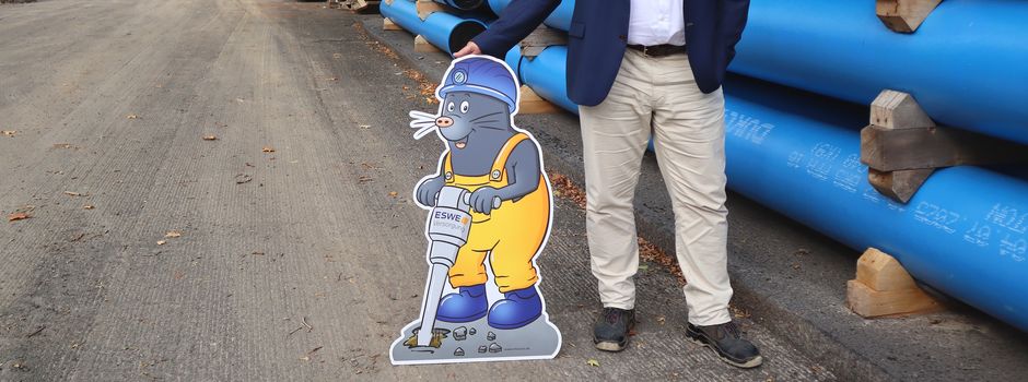 Wiesbadener Baustellen-Maskottchen hat jetzt einen Namen