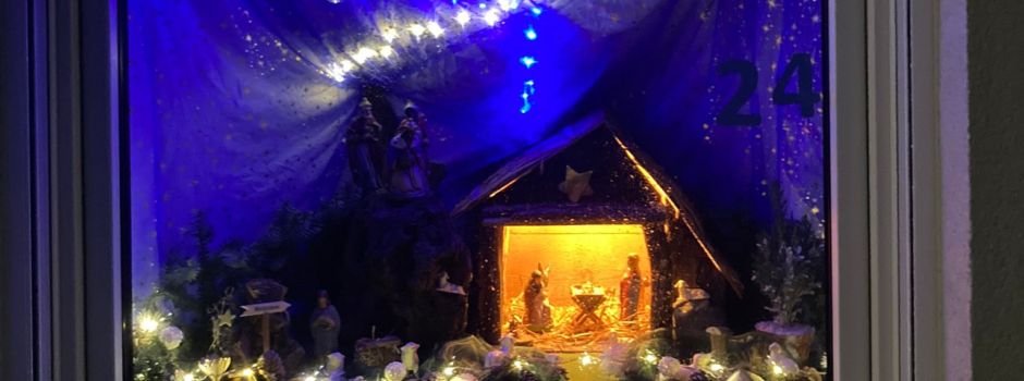 Gemeinsame Adventsfensteraktion in Hoppstädten-Weiersbach