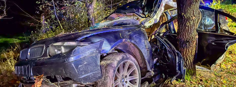 Autofahrer stirbt nach Kollision mit Baum in Wiesbaden