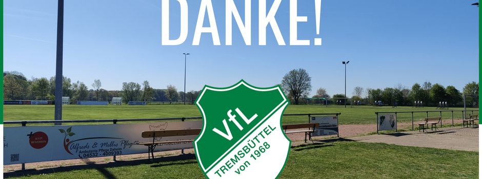 Der VfL Tremsbüttel sagt "Danke"