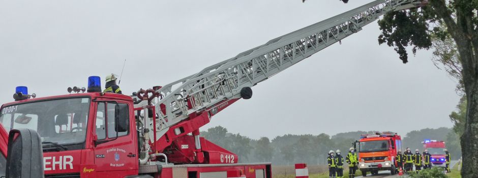 Feuerwehren gefordert: Insgesamt 13 Einsätze im Heidekreis