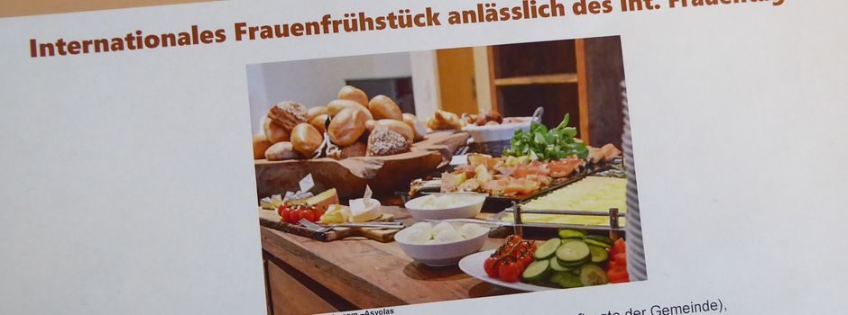 Internationales Frauenfrühstück in Herzebrock-Clarholz: Vormittags am Freitag 12. April
