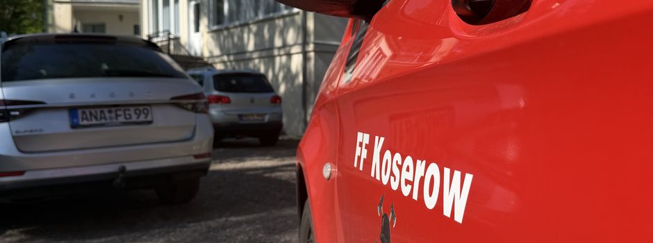 Einsatz der freiwilligen Feuerwehr Koserow