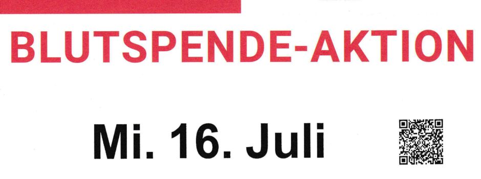 Morgen (16.07.) - Blutspende-Aktion in Kampen 