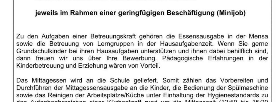Stellenausschreibungen