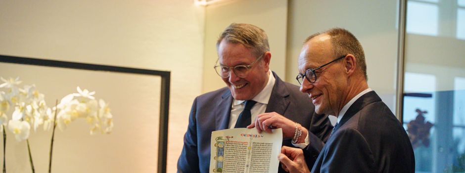 Bundeskanzler Merz zu Besuch in Mainz