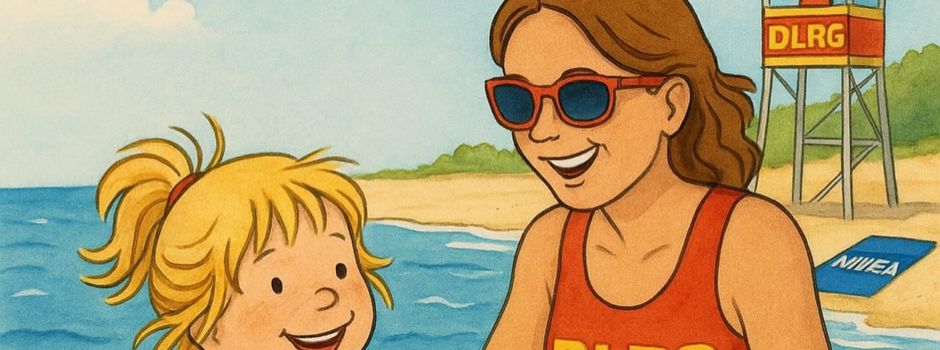 Lernt Schwimmen am Koserower Strand