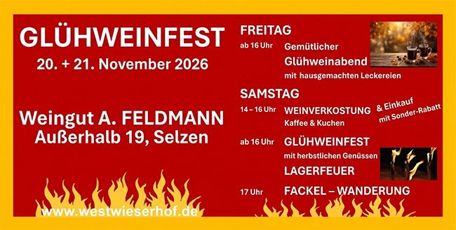 Winterliche Atmosphäre: Westwieserhof in Selzen lädt zum Glühweinfest