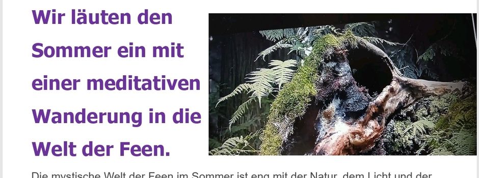 Feenwanderung mit Uschi Steinel 🧚‍♀️