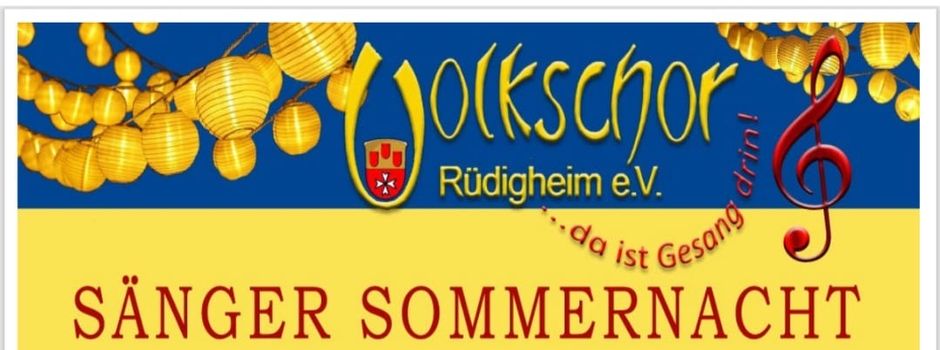 Sängersommernacht am 30.08.2025 beim Volkschor Rüdigheim e.V.