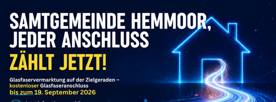 Jetzt Glasfaser sichern – Samtgemeinde Hemmoor macht sich fit für die digitale Zukunft! 