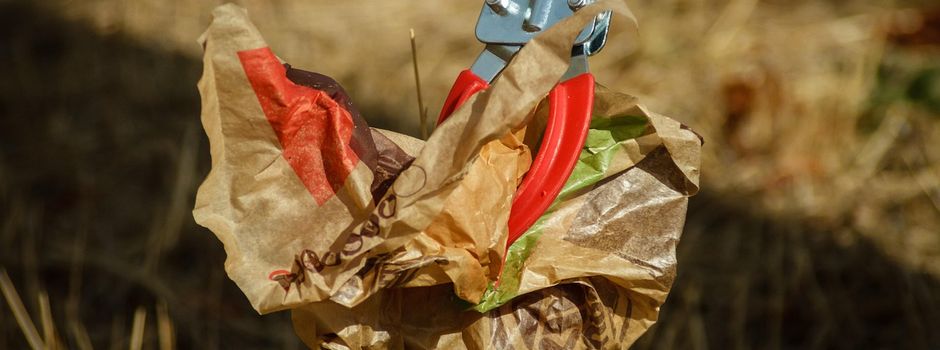Reinigungsarbeiten am Horneburger Bahnhof