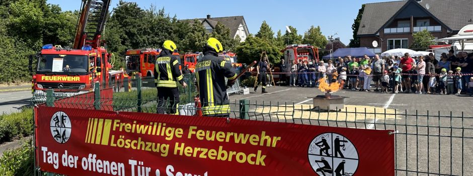 Zu Besuch beim Tag der offenen Tür der Feuerwehr Herzebrock