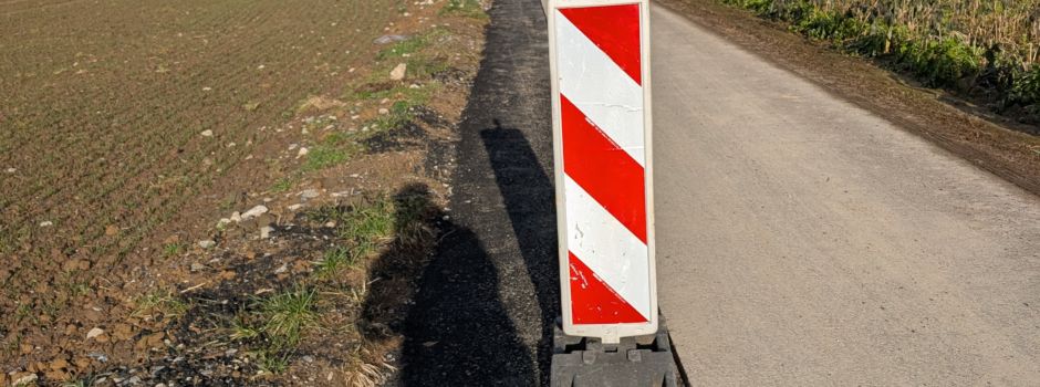 Radweg Richtung Helmstadt bis Mitte Mai nur mit Einschränkungen nutzbar