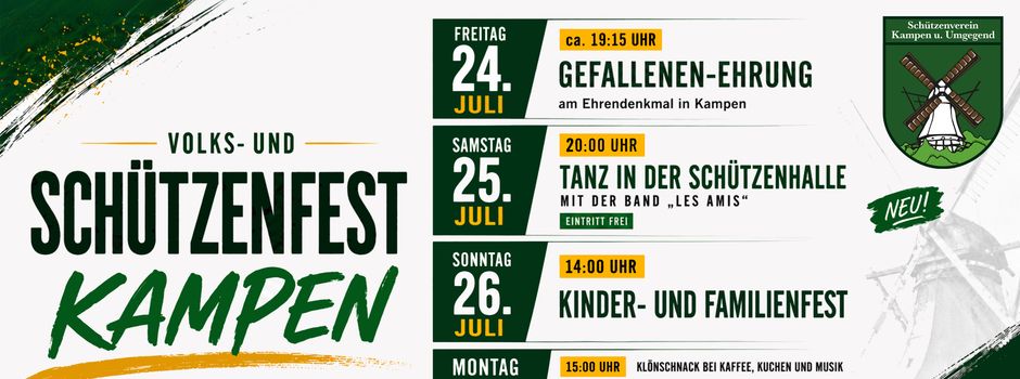 Volks- und Schützenfest in Kampen