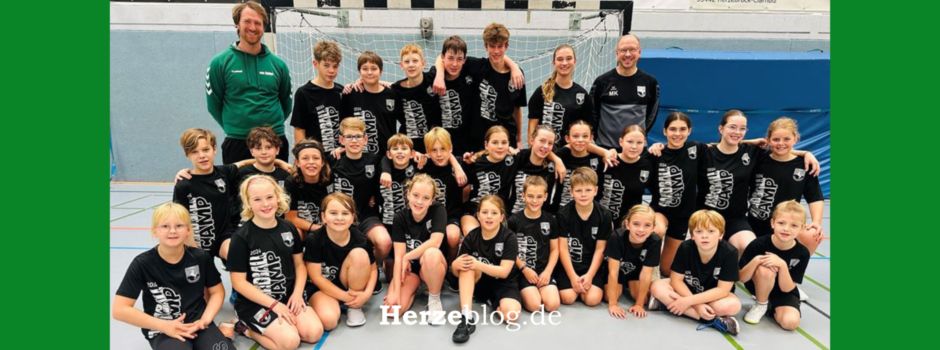 Handballcamp in Herzebrock begeistert 32 Mädchen und Jungen