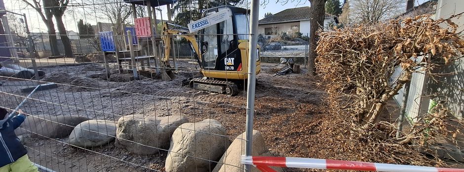 KITA Arche Noah - Bauarbeiten im Aussenbereich