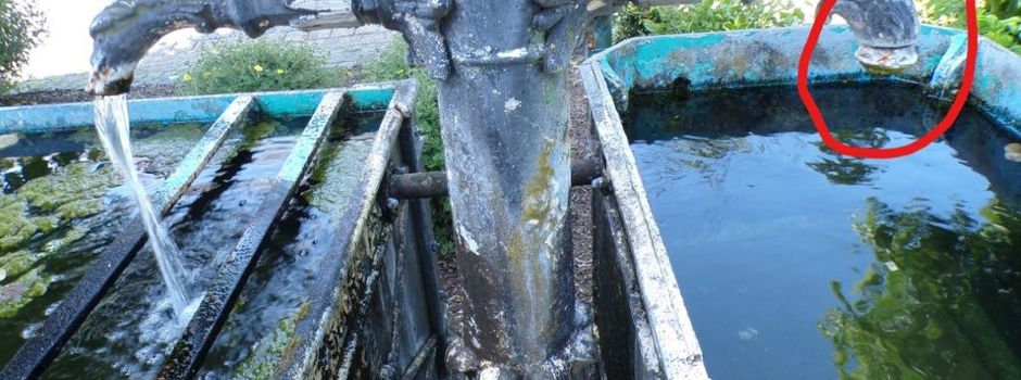 Brunnen verstopft !