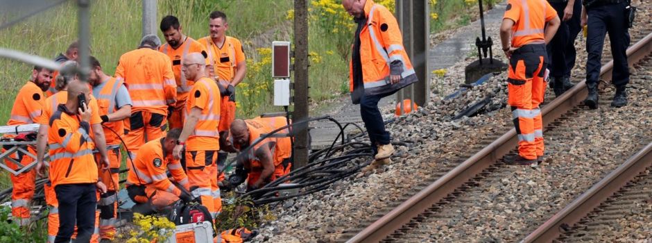 Nach Anschlägen auf Bahn in Frankreich sind Schäden behoben