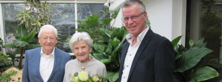 Gertrud und Klaus Conrad halten seit 65 Jahren eisern zusammen