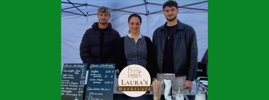 Lauras Marktcafé lädt zum Radlertreff auf dem Paul-Craemer-Platz ein