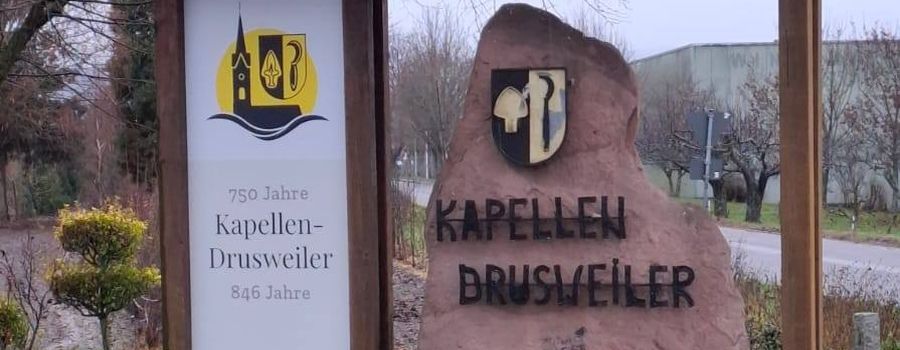 Unser Dorfjubiläum wird öffentlich sichtbar