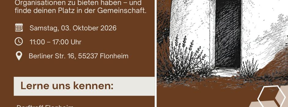 Flonheimer Vielfalt: Vereine erleben am 3. Oktober