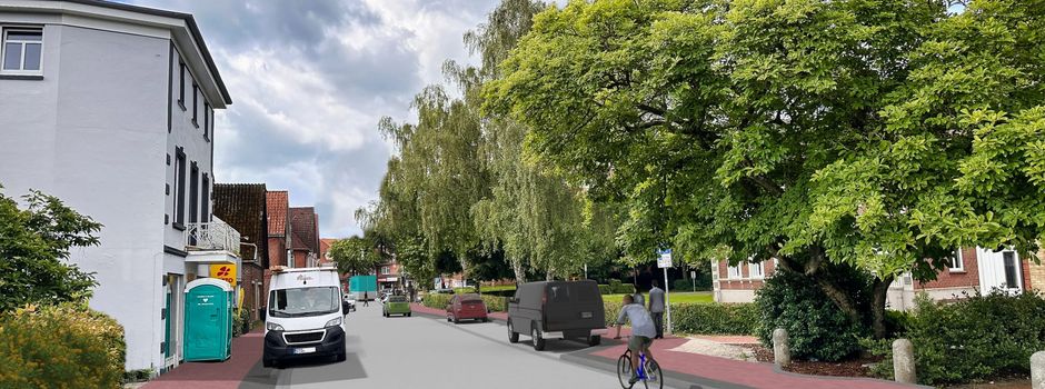 Wie geht es eigentlich mit der geplanten Straßen- und Fußwegesanierung voran?  Visualisierung ist auf luehe.de zu sehen