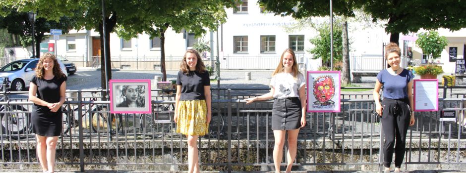 Rosa Rahmen: Kunst von Augsburger Künstlerinnen