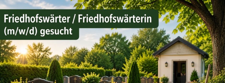 Friedhofswärter/Friedhofswärterin (m/w/d) gesucht