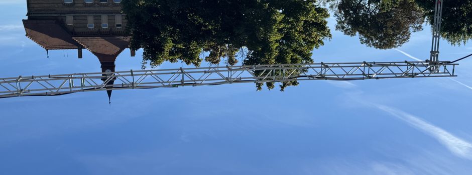 Bauarbeiten am Bahnhof Güsten