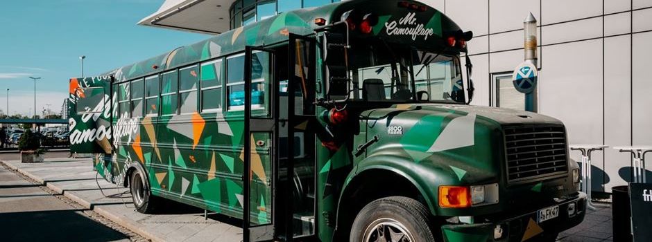 Der Mr. Camouflage Foodtruck ist back on the road