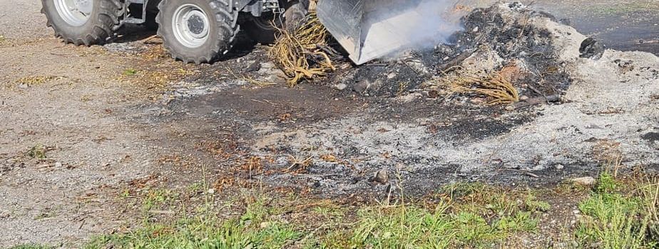 Feuerwehreinsatz nach unsachgemäßer Handhabung