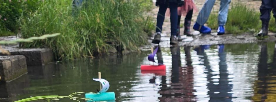 Flussfest der Kita Spatzennest trotz Regen ein voller Erfolg