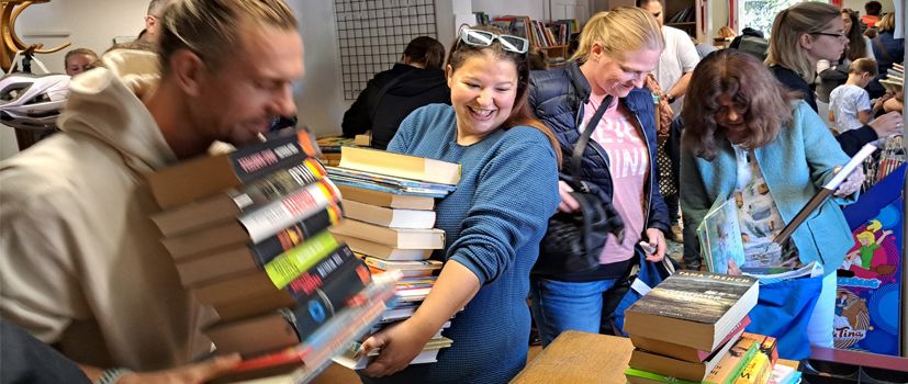 Ranzel: Riesen Andrang beim Bücherflohmarkt der ehemaligen Bücherei